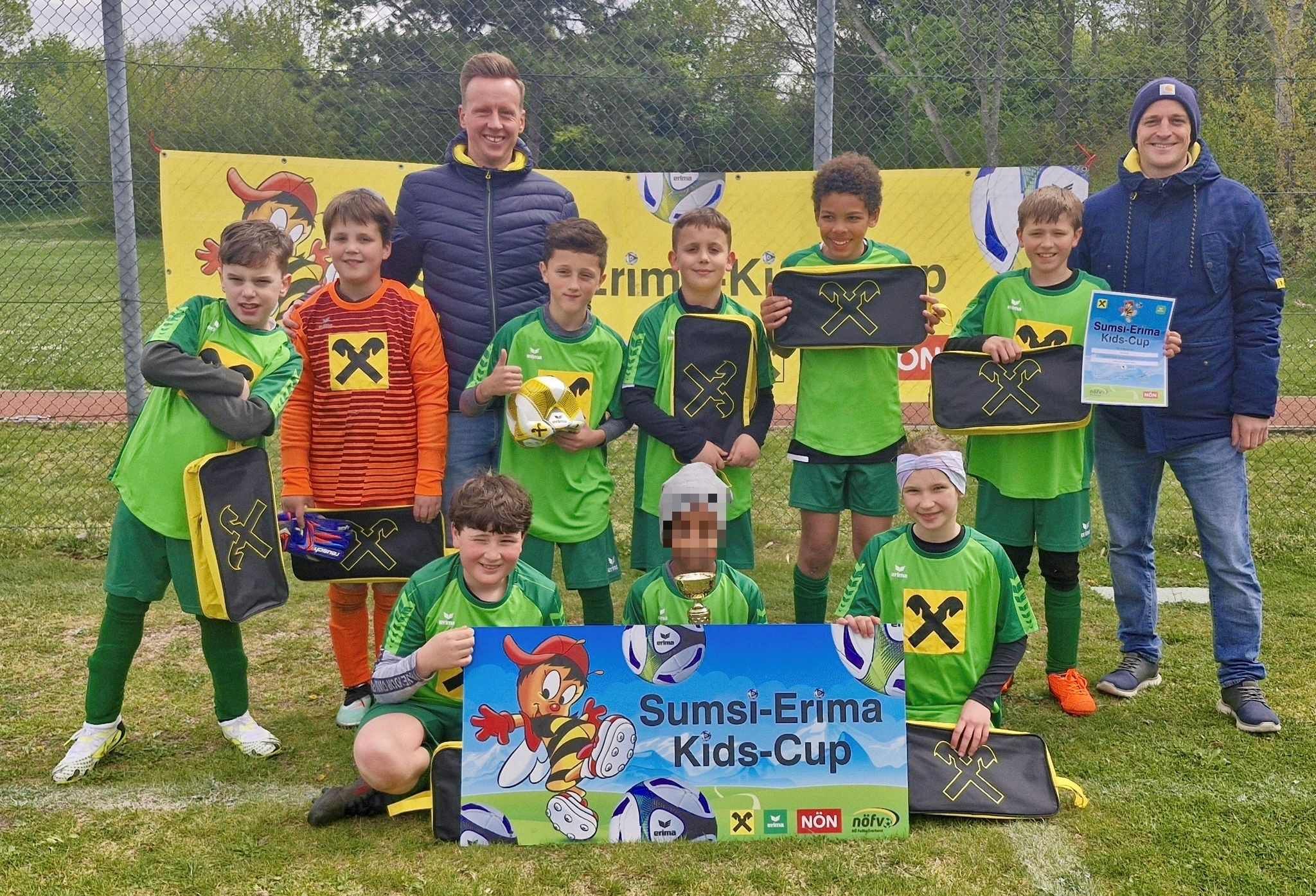 School children on adventure